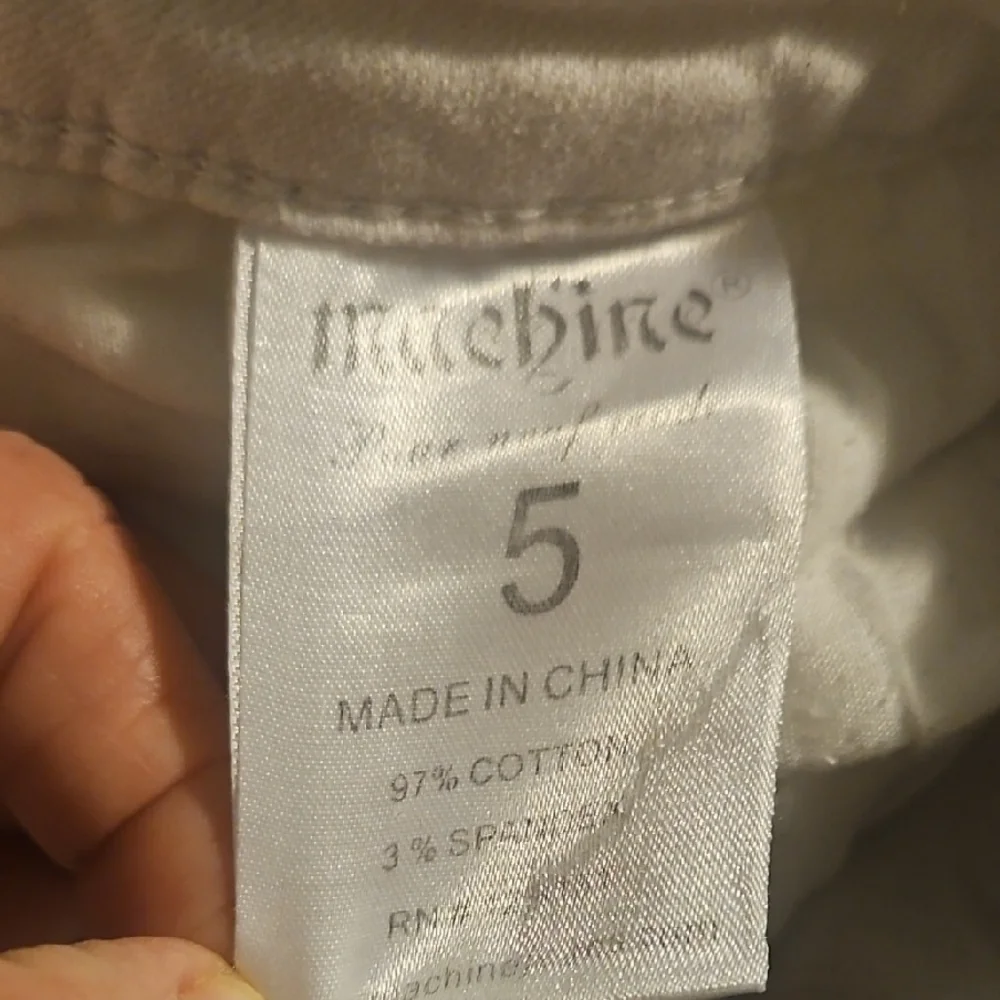 Machine White Distressed Kids Jeans - Picture 7 of 7